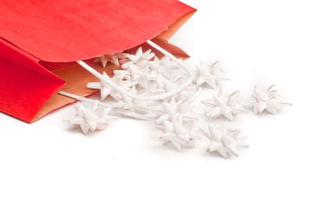 Red Christmas Bagの写真素材