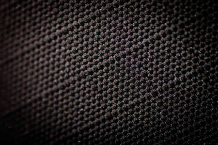 black fabric texture backgroundの写真素材