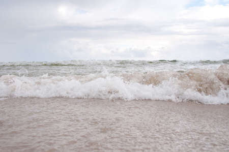 View of storm seascapeの写真素材
