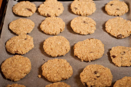 cookies on the tray