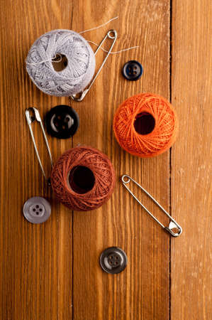 Vintage with sewing tools