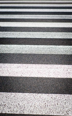 Zebra traffic walk way in the cityの写真素材