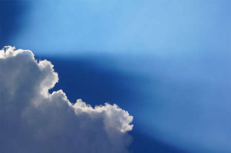 Blue sky and white clouds