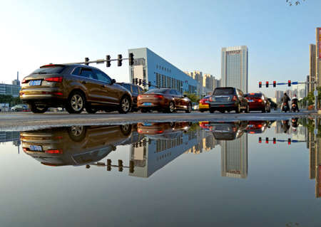 Busy intersectionのeditorial素材