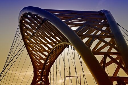 Garbatella s Bridge, Rome, Italyの写真素材