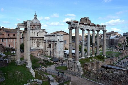 Roman Forum, Rome, Italyのeditorial素材