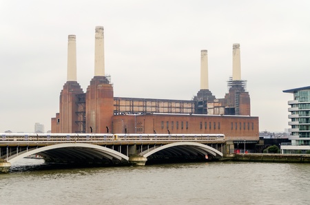 Battersea Power Station, London, UKのeditorial素材