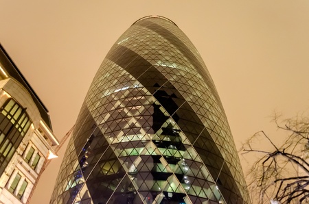 The Gherkin Building, London, UKのeditorial素材