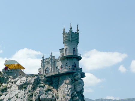 Swallow's Nest, Scenic Castle over the Black Sea, Yalta, Crimea, Ukraine