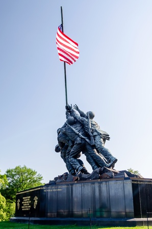 The Marine Corps War Memorial  Iwo Jima Memorial のeditorial素材