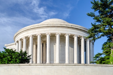 The Jefferson Memorial in Washington DC in daylightのeditorial素材