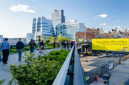 The High Line Park, New Yorkのeditorial素材