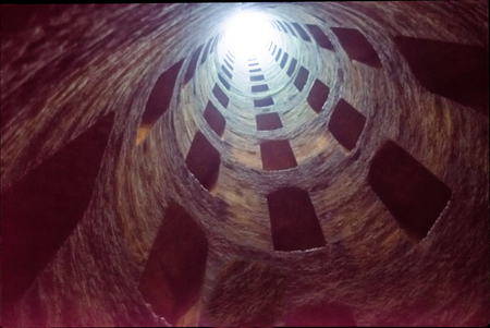 St. Patrick's Well, a masterpiece of engineering in Orvieto, Italyのeditorial素材