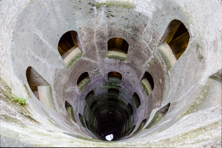 St. Patrick's Well, a masterpiece of engineering in Orvieto, Italyのeditorial素材