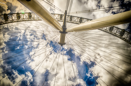 The iconic landmark London Eye Panoramic Wheel, UK