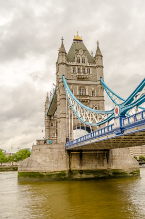 Tower Bridge, Historical Landmark in London, UKの写真素材