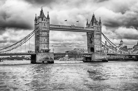Tower Bridge, Historical Landmark in London, UKの写真素材