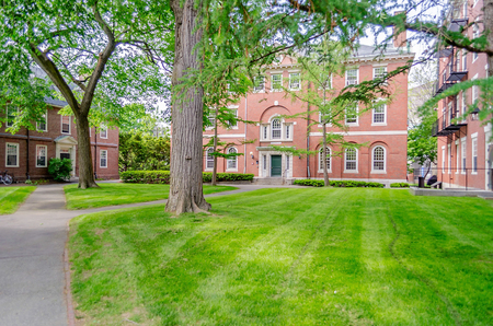 Inside Harvard University Campus, Cambridge, USAのeditorial素材
