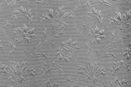 Background of a textured curtain in black and whiteの写真素材