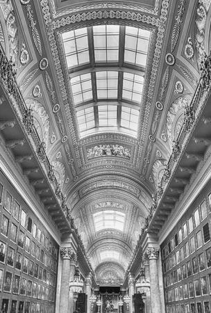 ST. PETERSBURG, RUSSIA - AUGUST 27: Interior of the State Hermitage (Winter Palace) in St. Petersburg, Russia, August 27, 2016. Hermitage is one of the largest and oldest museums of art and culture in the worldのeditorial素材