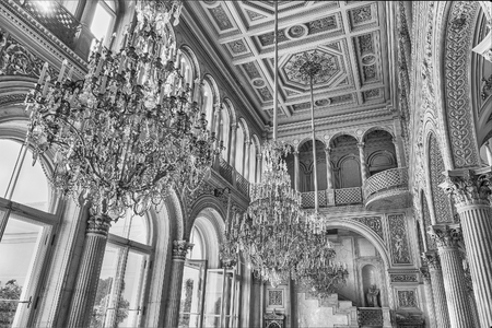 ST. PETERSBURG, RUSSIA - AUGUST 27: Pavilion Hall, Hermitage Museum in St. Petersburg, Russia, August 27, 2016. Hermitage is one of the largest and oldest museums of art and culture in the worldのeditorial素材