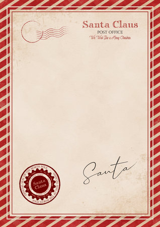 Personalised Official Letter from Santa Clausの写真素材