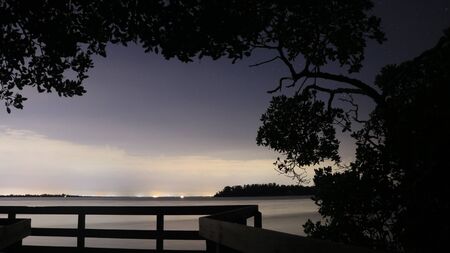 Overlook at Midnightの写真素材