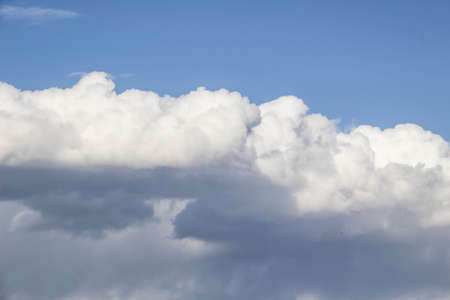 Cloud in the blue sky. A beautiful clouds against the blue sky background. Beautiful cloud pattern...