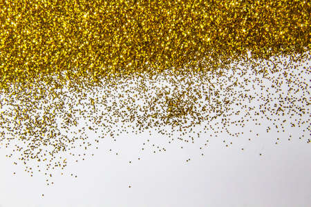 a composition with  beautiful gold glitter. Background and texture of gold glitter. Luxury gold glitter sparkle shining texture backgroundの写真素材