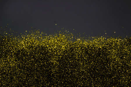 a composition with  beautiful gold glitter. Background and texture of gold glitter. Luxury gold glitter sparkle shining texture backgroundの写真素材
