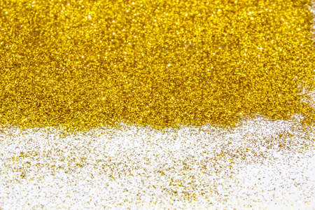 a composition with  beautiful gold glitter. Background and texture of gold glitter. Luxury gold glitter sparkle shining texture backgroundの写真素材