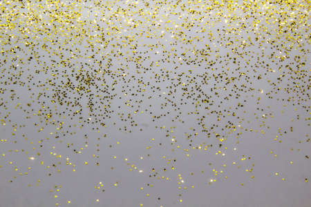 a composition with  beautiful gold glitter. Background and texture of gold glitter. Luxury gold glitter sparkle shining texture backgroundの写真素材