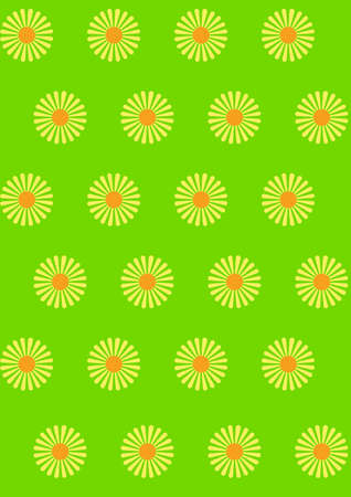 Flowers. Abstract Background Vector Illustrationのイラスト素材