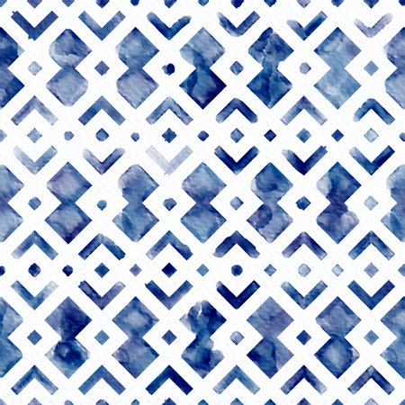 seamless watercolor patternの写真素材