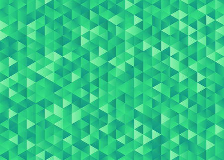 Triangle yellow green abstract geometric gradient backgroundの写真素材