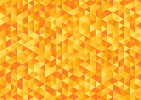 Abstract yellow gold triangle geometric gradient background