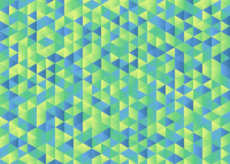 Triangle yellow green blue abstract geometric gradient background