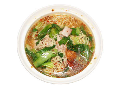 spicy chiness noodle with grilled duck