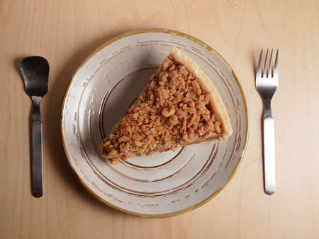 Apple Crumbles pie, home made bakery