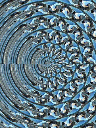 Abstract background. Psychedelic digital art. 3D rendering.