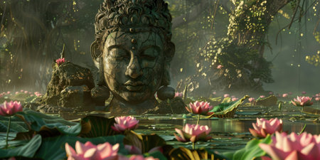 Title: Island of Forgotten Dreams Amidst Lotus-Eaters "cut elements, themedの素材