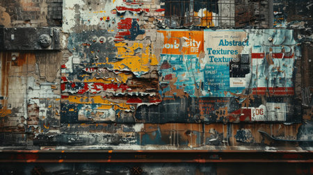 Urban Layers Unveiled in Abstract Textures "cut elements, themed designs. Topの素材
