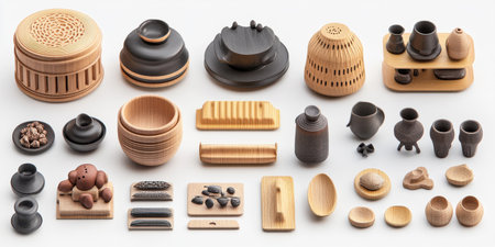 Cultural Craftsmanship Techniques for Gadgets Collection "cut elements, themedの素材