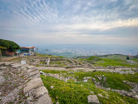 The Temple of Athena Nikephoros on Pergamon's Acropolis was constructed by King Eumenes II of the...