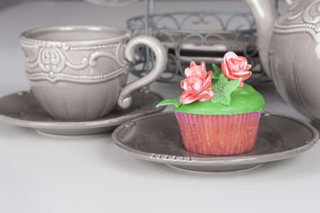  valentine Cupcakes with different settingsの写真素材