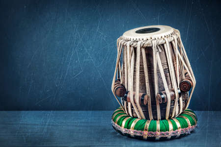 Tabla drum Indian classical music instrument close up の写真素材