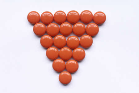 vitamins orange colorの写真素材