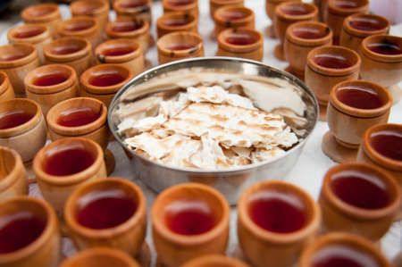 Taking Communionの写真素材