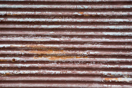 A rusty corrugated iron metal texture