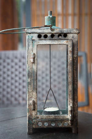 Handmade ancient lampの写真素材